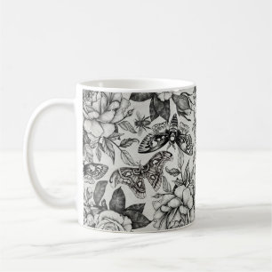 Caneca De Café padrão botânico