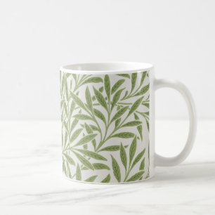 Caneca De Café Padrão Botânico Floral Verde de William Morris