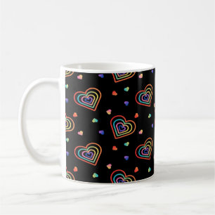 Caneca De Café padrão cardíaco de gradação