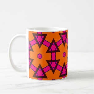 Caneca De Café padrão clássico de ouro. ornamento de ouro em árab