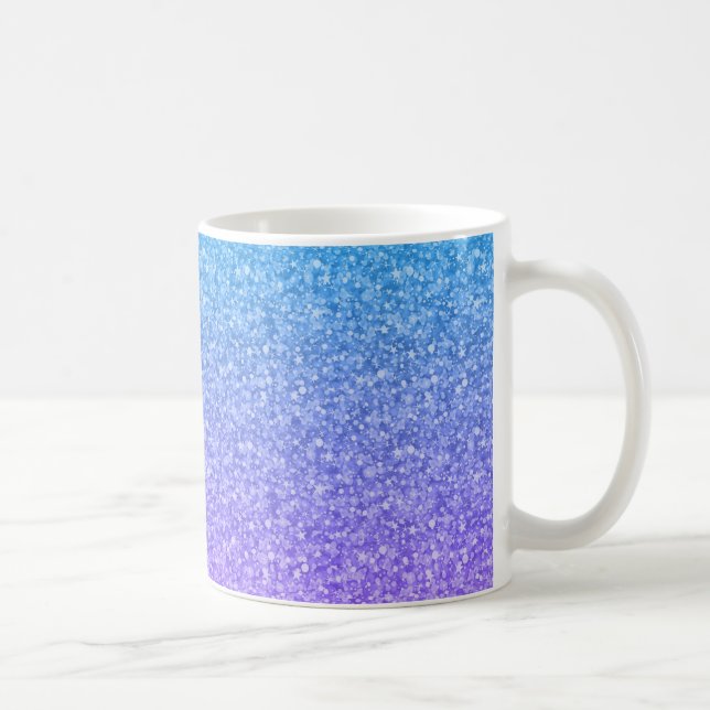 Caneca De Café Padrão Colorido De Brilhante E Estilhaços (Direita)