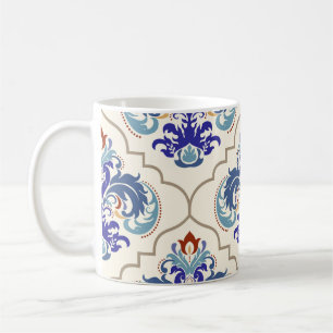 Caneca De Café Padrão Colorido Turco: Beleza Sem Fim.