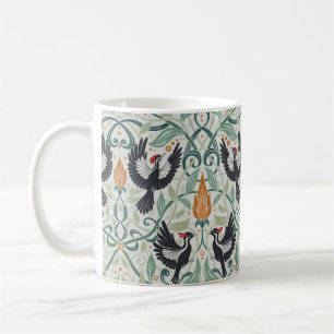 Caneca De Café Padrão com Pica-Pau de bico-marfim