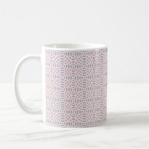 Caneca De Café padrão contínuo de formas circulares