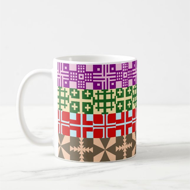 Caneca De Café Padrão Cruzado Cristão 1 (Esquerda)
