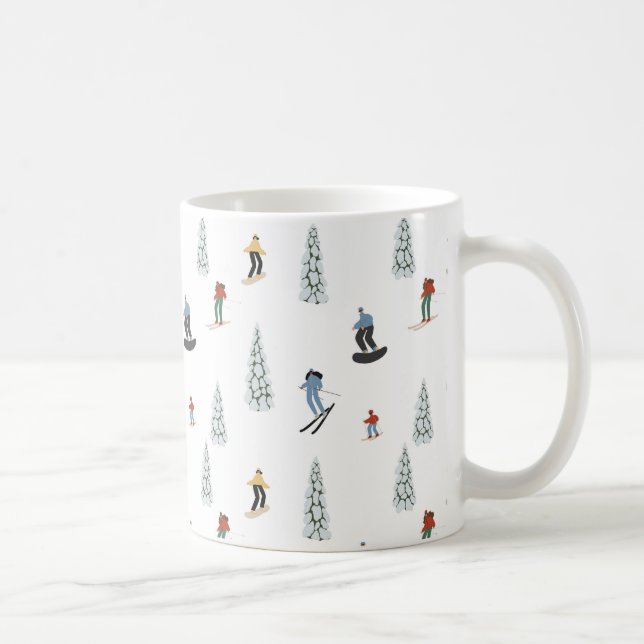 Caneca De Café Padrão da Descida de inverno (Direita)