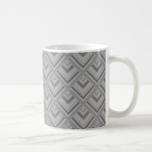 Caneca De Café padrão da escala de cinzas