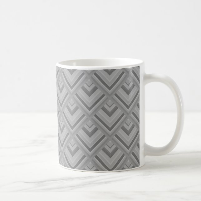 Caneca De Café padrão da escala de cinzas (Direita)