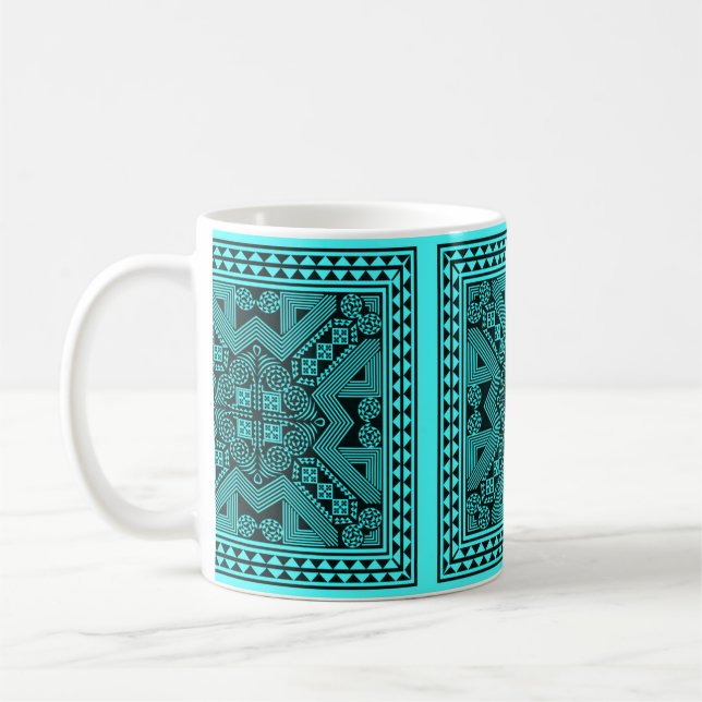 Caneca De Café Padrão da tribo Hmong Hill nativa (Esquerda)