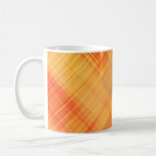 Caneca De Café padrão das linhas geométricas de abstrato de arte,