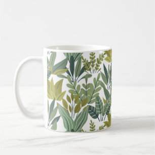 Caneca De Café Padrão das plantas
