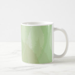 Caneca De Café Padrão de abstrato de cor de água verde, legal e d