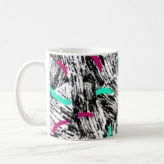 Caneca De Café Padrão de Abstrato moderno.