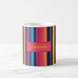 Caneca De Café Padrão de Abstrato moderno de distribuição de mult