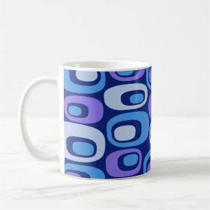 Caneca De Café Padrão de Abstrato moderno do século médio
