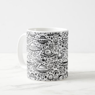 Caneca De Café Padrão de alienígena