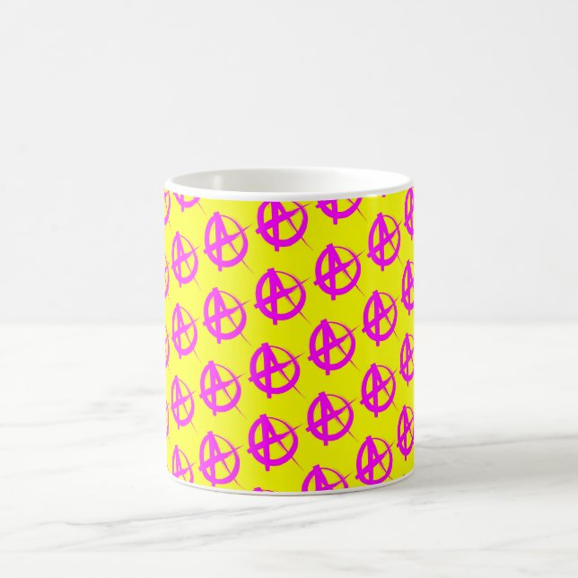 Caneca De Café Padrão de Anarquia (Centro)