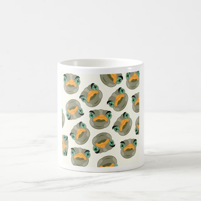 Caneca De Café Padrão de aves de avestruz (Criador carregado)