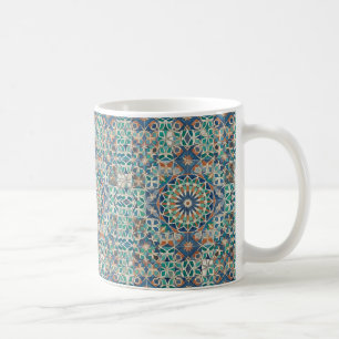 Caneca De Café Padrão de Azulejo Zellige Marroquino