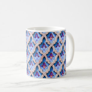 Caneca De Café Padrão de Azulejo Zellige Marroquino