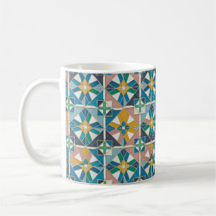 Caneca De Café Padrão de Azulejo Zellige Marroquino Moderno Vibra