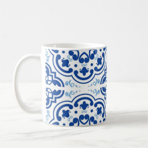 Caneca De Café Padrão de azulejos