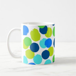 Caneca De Café padrão de bolinhas