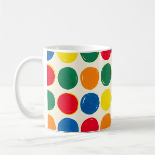 Caneca De Café Padrão de Bolinhas Colorido Emma Bridgewater
