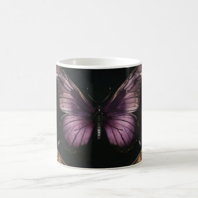 Caneca De Café Padrão de borboleta entorpecente (Centro)
