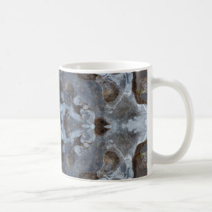 Caneca De Café Padrão de caleidoscópio gelado