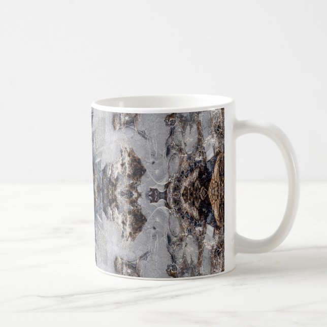 Caneca De Café Padrão de caleidoscópio gelado (Direita)