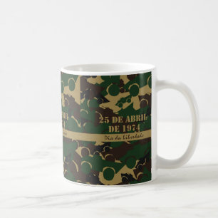 Caneca De Café Padrão de camuflagem de veículos militares