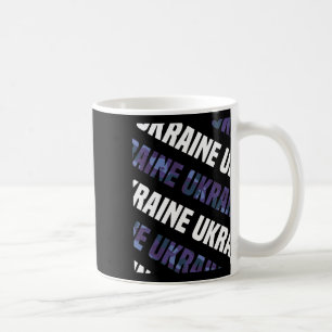 Caneca De Café Padrão de Camuflagem Ucrânia Roxo Camuflagem