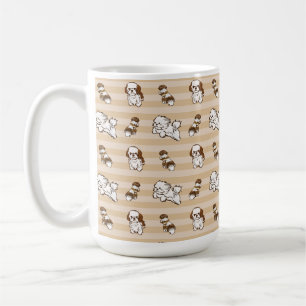 Caneca De Café padrão de cão shih tzu
