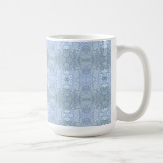 Caneca De Café Padrão de Casca de Árvore de Faia Azul Bonito