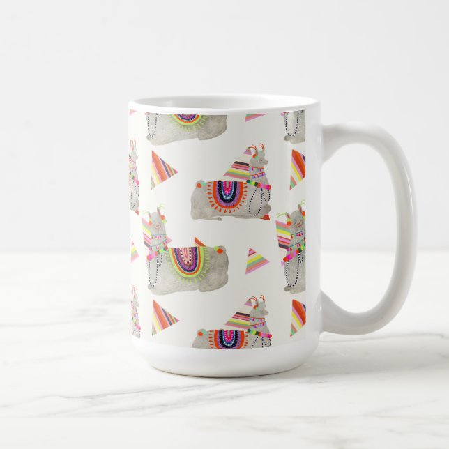 Caneca De Café Padrão de Coleção Llamarama II (Direita)