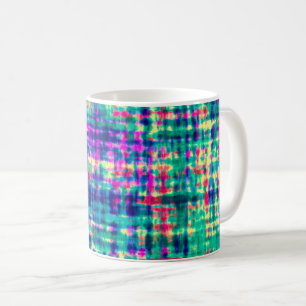 Caneca De Café Padrão de Coloração moderna do colírio abstrato
