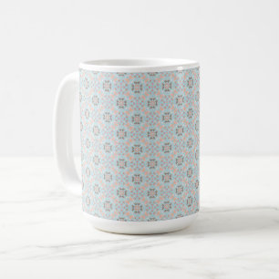 Caneca De Café Padrão de Concha de Mar Sem Costura