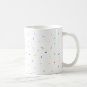 Caneca De Café Padrão de Confetti de Molho de Água