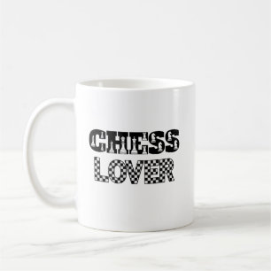 Caneca De Café Padrão de Conselho do Prato do Prato Preto do Ches