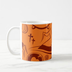 Caneca De Café Padrão de Dia das Bruxas