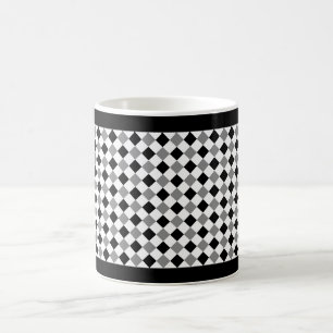 Caneca De Café Padrão de Diamante #1-1