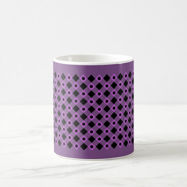Caneca De Café Padrão de Diamante #94 Roxo (Centro)