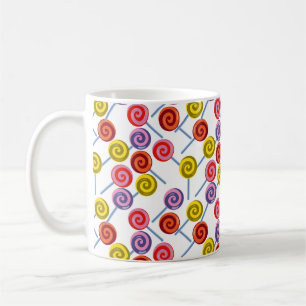 Caneca De Café Padrão de doces Padrão do lombo pirulito 2