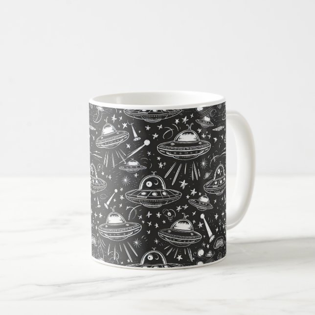 Caneca De Café Padrão de espaçamento (Frente Esquerda)
