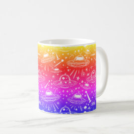 Caneca De Café Padrão de espaçamento colorida