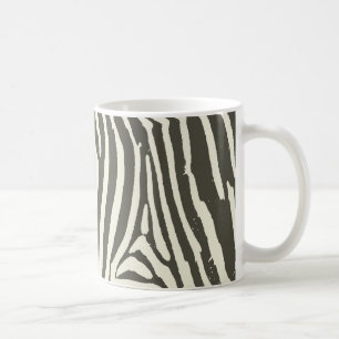 Caneca De Café Padrão de Estampa Animal de Listras de Zebra Moder