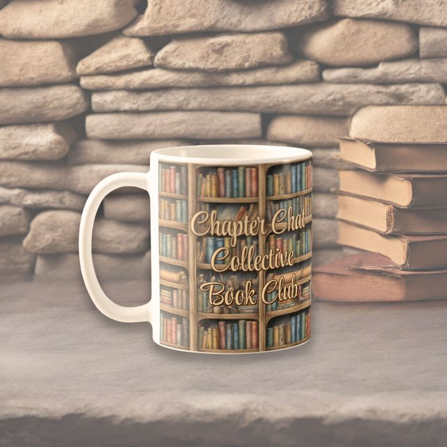 Caneca De Café Padrão de estante de fairytale (Criador carregado)