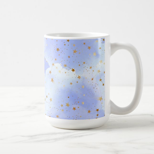Caneca De Café Padrão de Estrela do Ouro Lavendar (Direita)