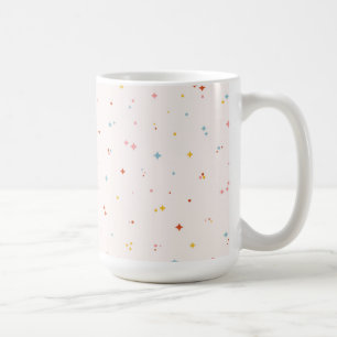 Caneca De Café Padrão de Estrela Pastel